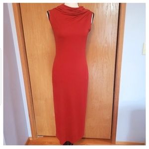 Donna Karan Signature Red Long Dress Size S